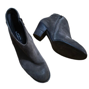 Paul Green Delgado distressed suede ankle booties PG 5.5 US 8 Gray
